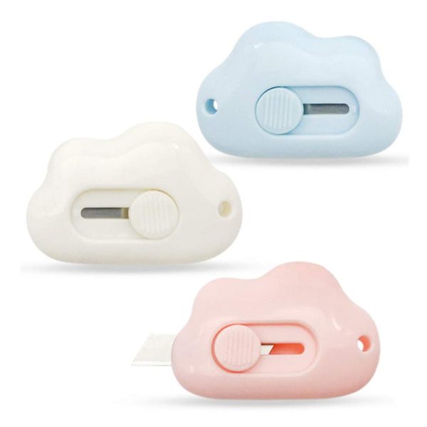 pluffy-mini-cloud-shape-paper-cutter-knife-precision-blade-for-unboxing-art-craft-everyday-use-with-keychain-hole-pack-of-2
