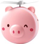 snouty-2-in-1-usb-rechargeable-piggy-mini-fan-with-led-mirror-light-cute-handheld-makeup-mirror-portable-cooling-fan-for-daily-use-travel
