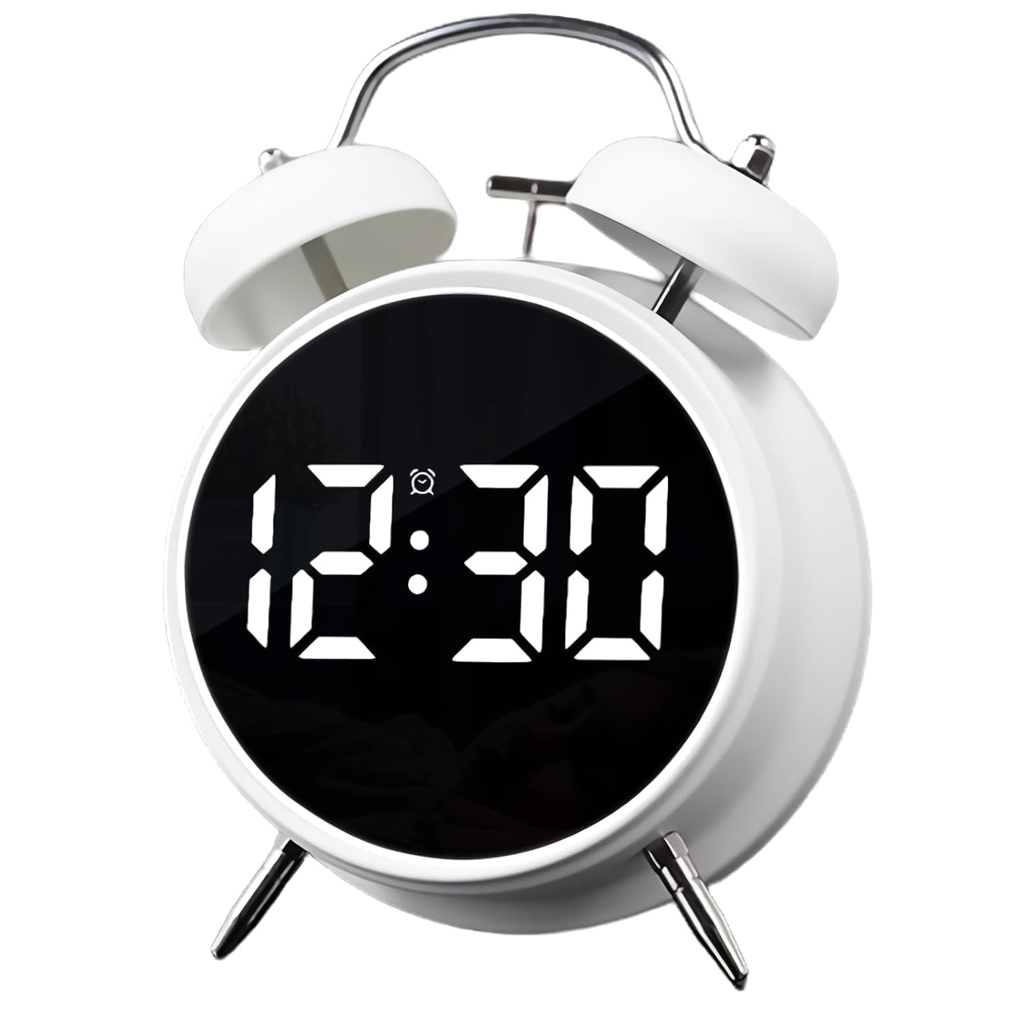 wakee-retro-led-alarm-clock-with-twin-bells-extra-loud-battery-powered-clock-for-heavy-sleepers-stylish-wake-ups-desk-or-bedroom-decor