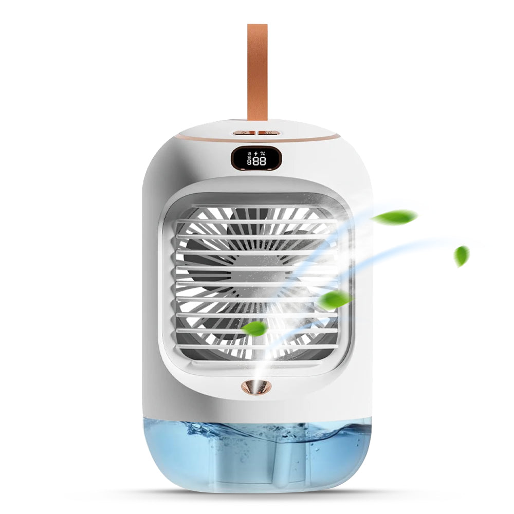 coolmate-premium-quality-portable-cooling-fan-humidifier-3-speeds-280ml-mist-night-light-90-rotation-usb-rechargeable-3600mah-for-personal-cooling