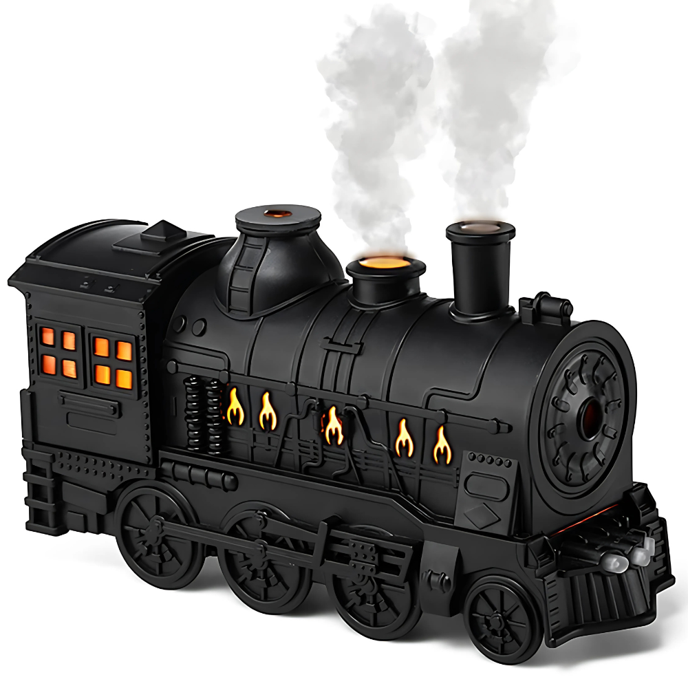 mystiq-train-shaped-aroma-diffuser-humidifier-300ml-flame-light-2-mist-modes-auto-off-perfect-for-home-office-festive-decor